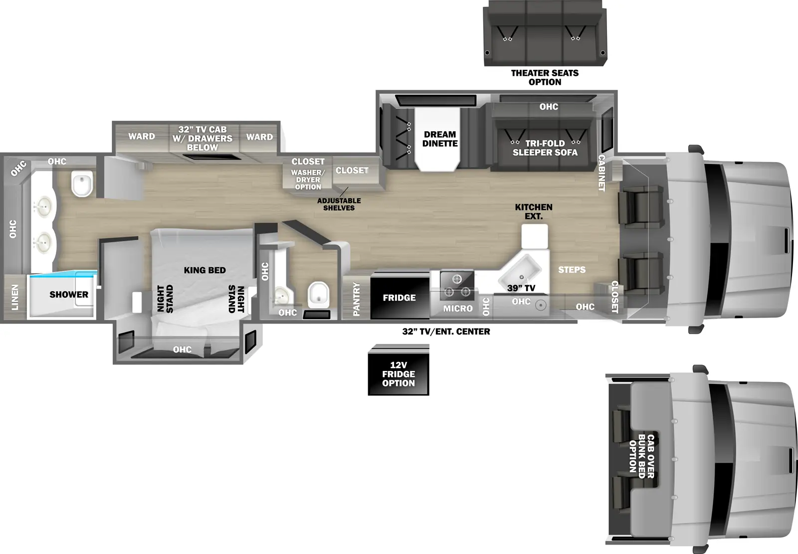 Dx3 37RB Floorplan